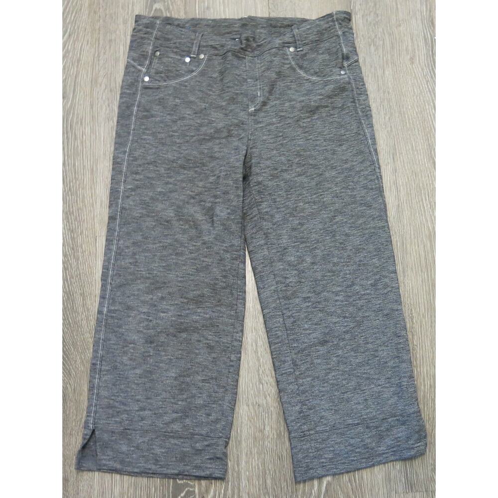 KUHL Born in the Mountains Crop  Pants Size 12 Women Athleisure Gray Gorpcore
